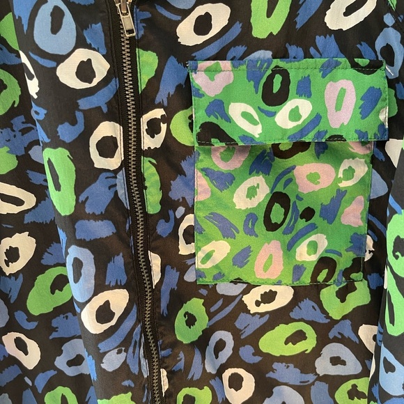 NWOT Target Collab. Nylon Jazz Dot Green Sports Jumpsuits M - Picture 4 of 5